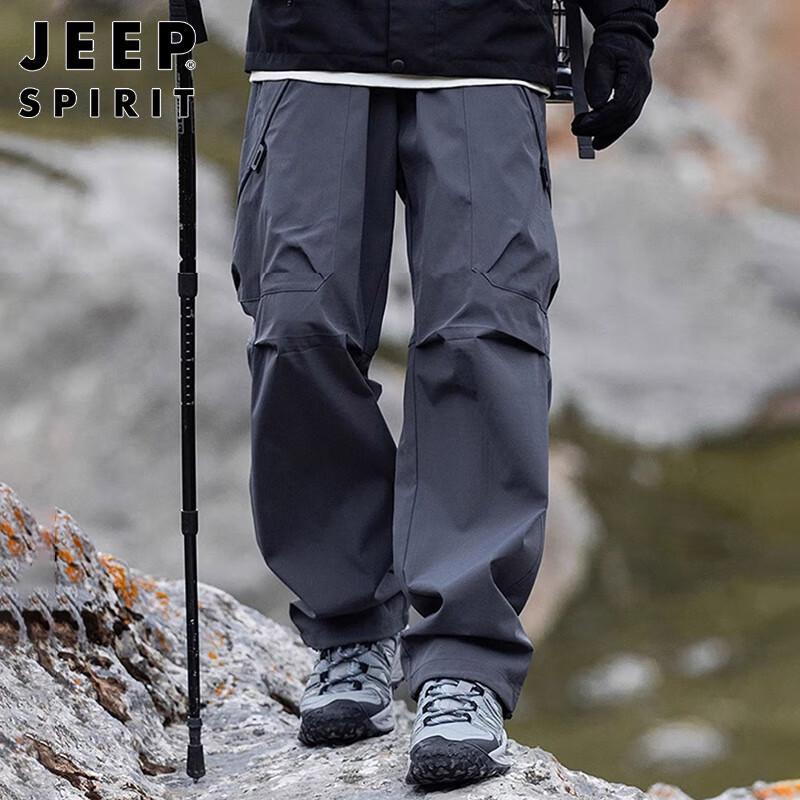 JEEP SPIRIT Herren Herbst Winter Outdoorhose mit geradem Bein