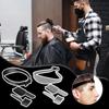 Adjustable Hair Trimming Guide Set Neckline Shaving Template,DIY Self Haircutting System, Shaving Straight Neck Hairline Tool
