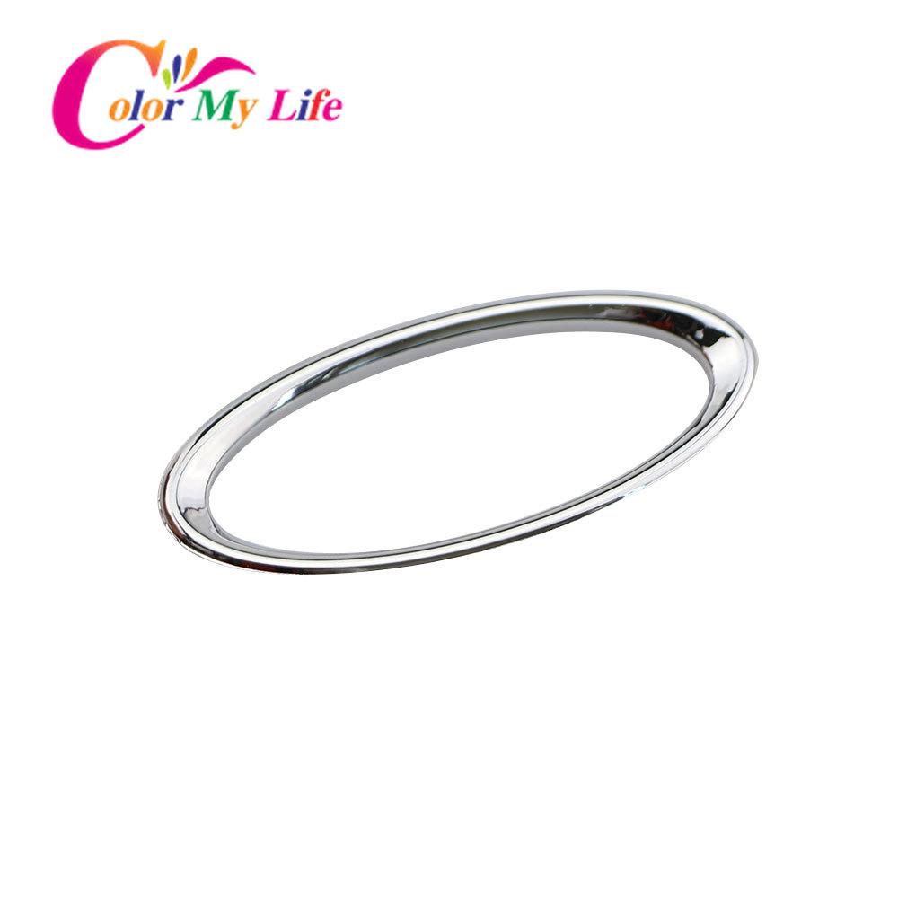 Autocolante decorative pentru acoperirea volanului auto ABS cromat pentru Ford C-Max Cmax C Max 2011 - 2014