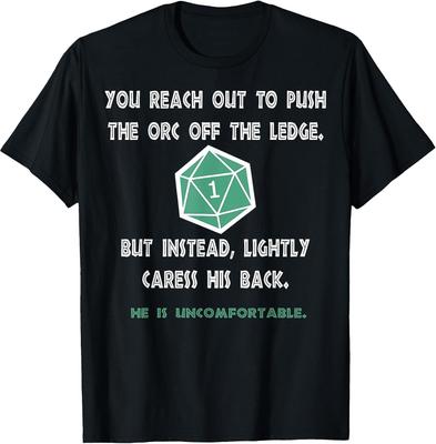 Dragon-Themed T-Shirt for Roleplaying Dice Gamers
