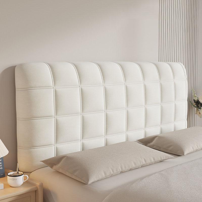 Velvet Bed Headboard Cover Slipcover Removable Washable Protector for Wooden Bed Renovation Decorative Headrest Home Decor