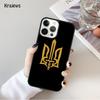 U=kraine Flag Painted Bling Phone Case For iPhone 17 Air 16 15 14 Ma Plus 11 12 13 Pro Ma Phone Cover Coque