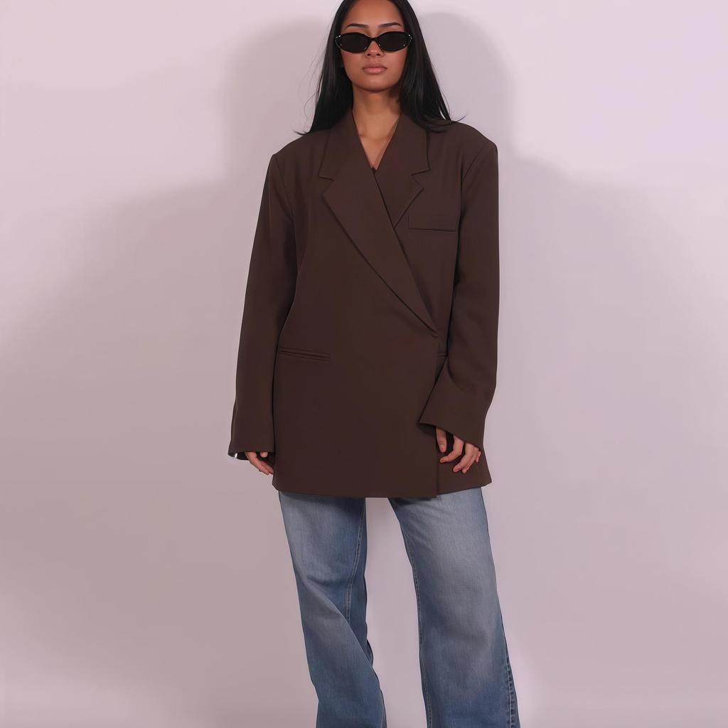 2025 Europäischer & Amerikanischer Damen Casual Revers-Knopfanzug mit Kurz- und Langarmoptionen