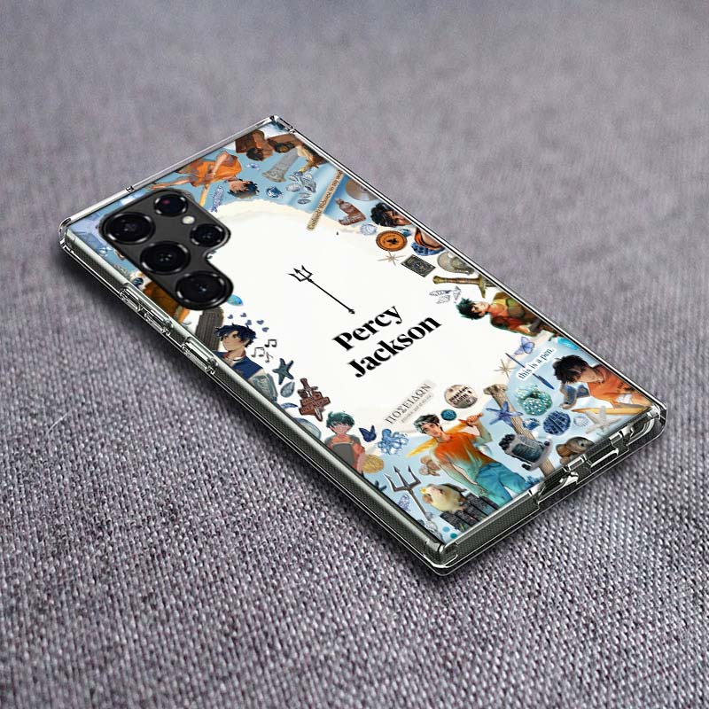 

P-Percy J-Jackson Poseidon Camp Half-Blood Phone Case For Samsung Galaxy S24 S23 S21 S20 FE S22 S26 Ultra S25 Edge S10 Plus Cove Samsung S21