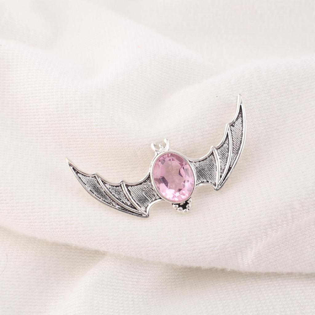 Morganite Pendant, Handmade Gemstone 925 Solid Sterling Silver Pendant Antique Jewelry, For Engagement Gift