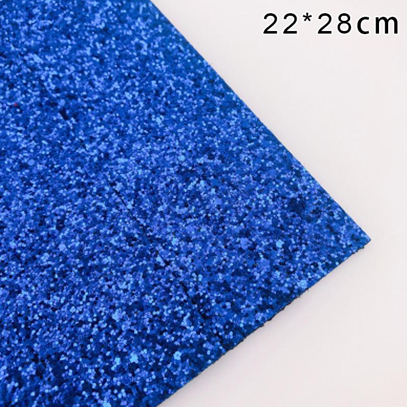 22x30cm/ Sheet Faux Leather Rainbow Chunky Glitter Fabric For Handmade Coin Purse Bag Diy Bows Hair Accessories Craft Material