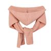 Fashionable Solid Color Shawl Wrap Soft Knitted Scarf Hat for Various Outfit Office Decorative Shoulder Wrap Neckpieces