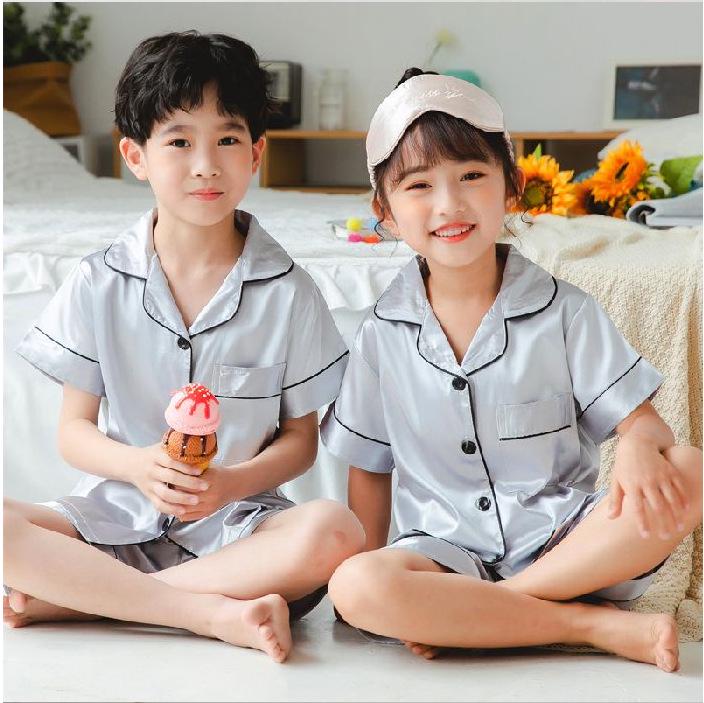 Pigiama Set Primavera/Estate Bambini 2021 - Manica Corta & Pantaloncini per Bambini e Bambine