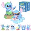 TOP TOY Disney Stitch Moedoraku Serie Gachapon Blind Box Figur Weichvinyl PVC Premium Spielzeug Geburtstagsgeschenk für Disney Figuren Sammler [1 Stück]