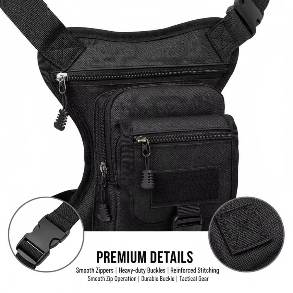 Portable Drop Leg Bag Multifunctional Motorcycle Leg Bag Unisex Thigh Pack Motorcycle Riding