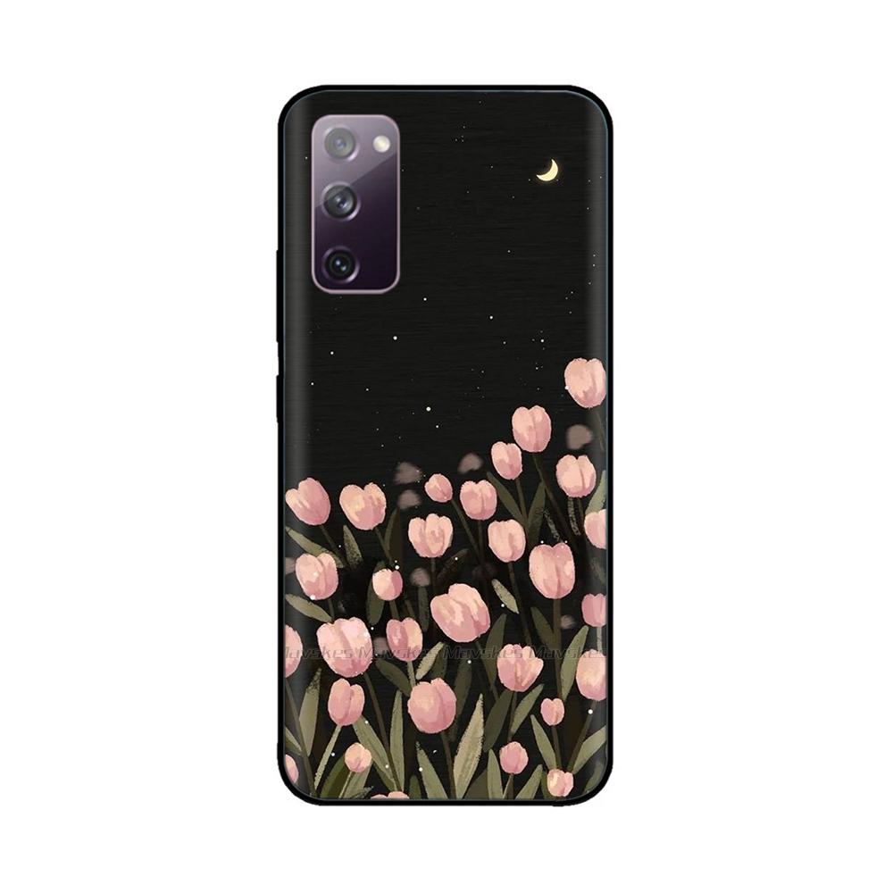 Phone Case For Samsung Galaxy S20 FE Case Soft TPU Painted Silicone Back Cover For Samsung S20 Ultra S20+ Cases s 20 Shell Cover
