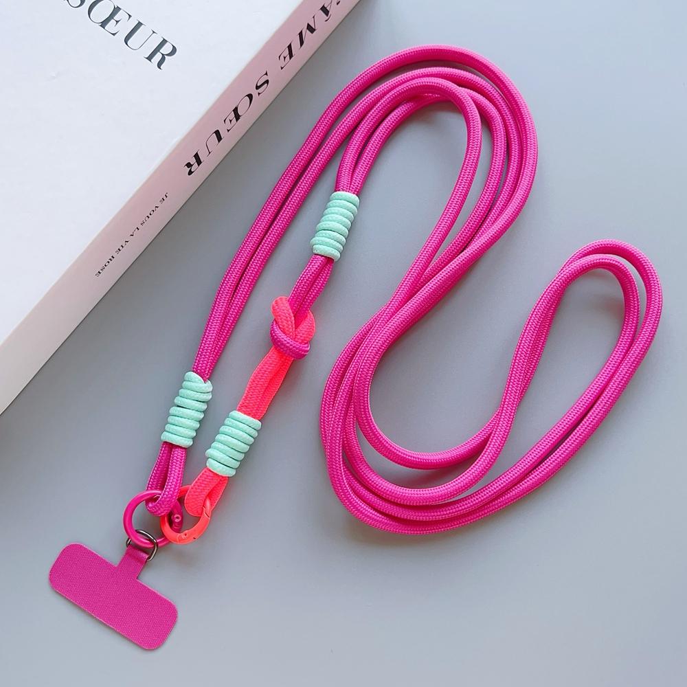 2 in 1 Fashion Universal Long Phone Lanyard Strap Mobile Phone Hanging Rope Neck Straps Anti-lost Lanyards Cell Phone Accessorie