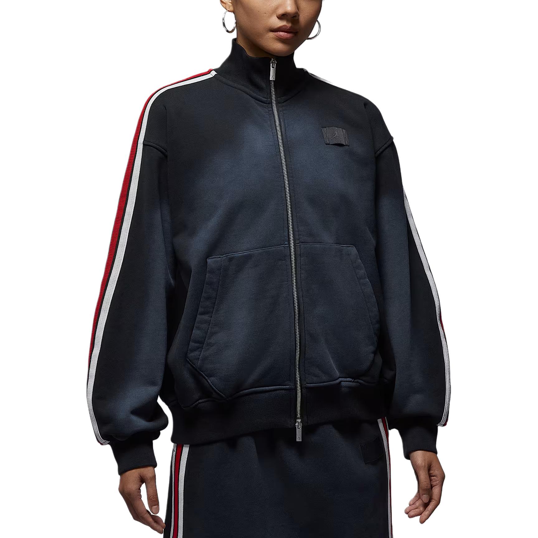 Jordan Flight Fleece Full-Zip Jacket Black Men s IF1028-010 S