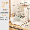 Zhishi Kitchen Countertop Dish Drying Rack with Drain