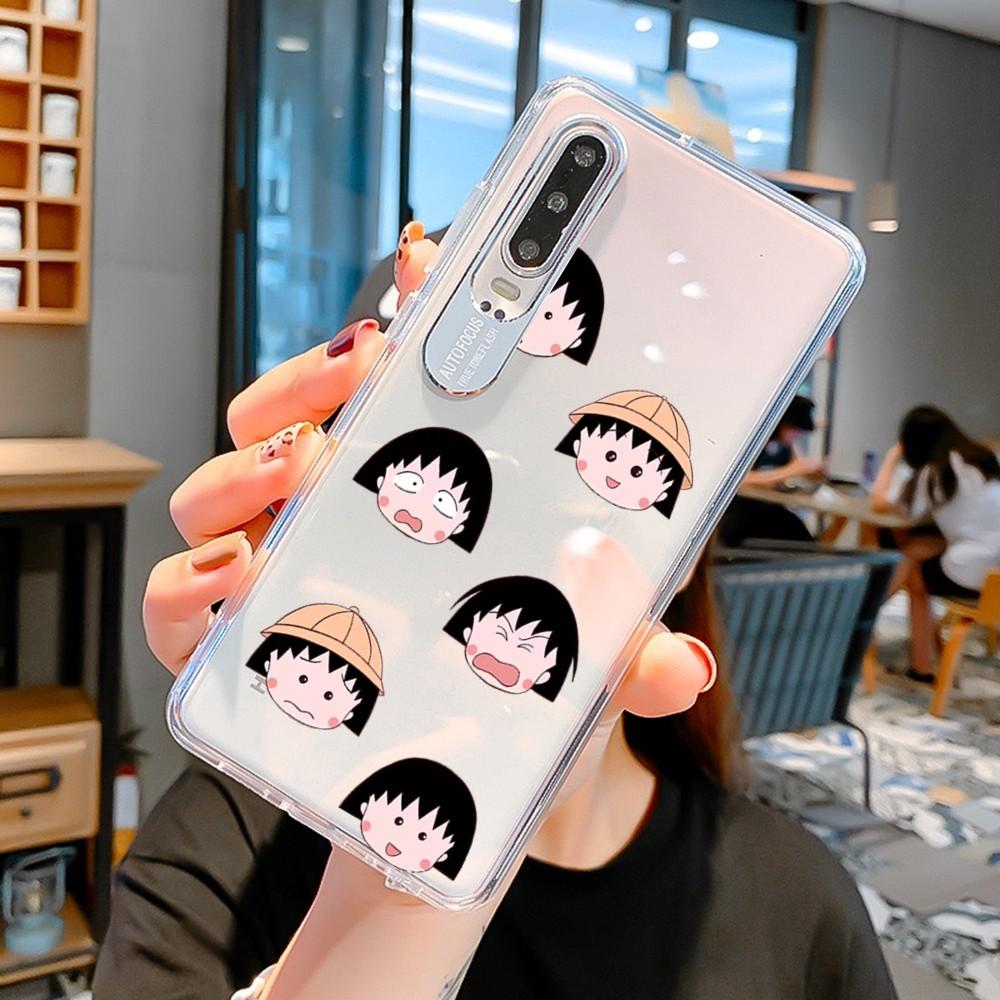 Cartoon Chibimaruko Chan Phone Case for Samsung S10 20 22 23 A10 40 for Xiaomi10 Note10 for Huawei P50 20 Honor60 70