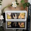 Led Multicolored  Anime Light Box For Bedroom Decoration Paper Cut Shadow Box Birthday Gift Bedside Night Lamp Gifts