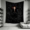 David Bowie Wall Tapestry Artistic Homage Tapestry Wallmounted Background Cloth Wall Covering Decoration Atmospheric Background Cloth Home Decor