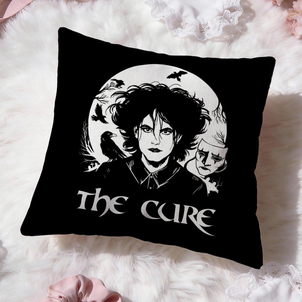 Rock Band The C-Cure Cushion Cover Premium Comfort Reversible Pillow Cove -Two in One Design for Any Room & Car Interior