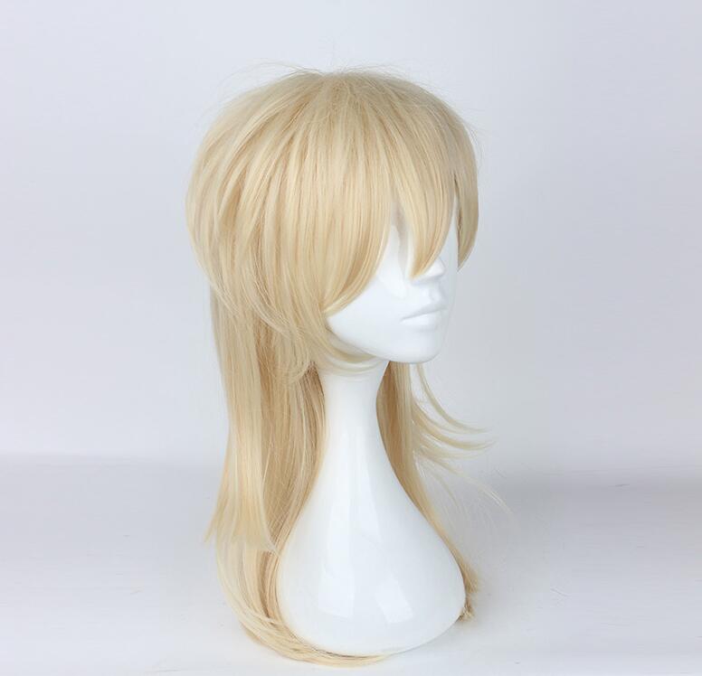 

Женский аниме-ансамбль со звездами Хакадзе Каору, парик для косплея, светлый золотой парик из высокотемпературного волокна + бесплатная сетка для волос One Size бежевый