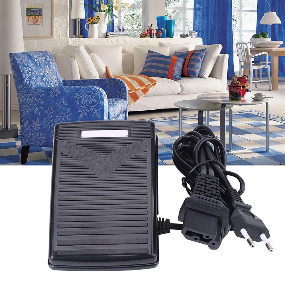 Power Cord Foot Control Pedal EU Plug Speed Control Pedal Sewing Machine Pedal Home Sewing