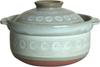 [Authentic Product] Ginpo Pottery Hana Mishima "Spill-Resistant" Rice Cooker, 2-Cup Capacity, Clay Pot, Suitable for Direct Flame, Made In Japan, 2116