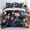 Anime Detective Conan Cartoon Bedding Set Single Twin Double Queen King Cal King Size Bed Linen Set