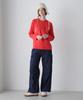 AVIREX L/S FADE WASH MA-1 POCKET Women's S 100 Red 783-4230605