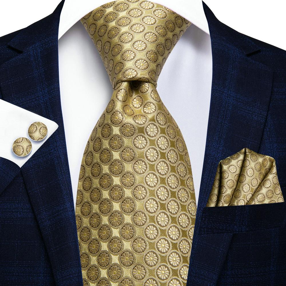 Hi-Tie Pánské kravaty Hedvábná pruhovaná žakárová kravata Kapesníková kravata Klasická černá červená modrá kravata