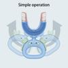 U-shaped Toothbrush Manual Easy To Use Cute Shape Soft Bristle Adorable Clean Silicone U-shaped Children Toothbrush for Child