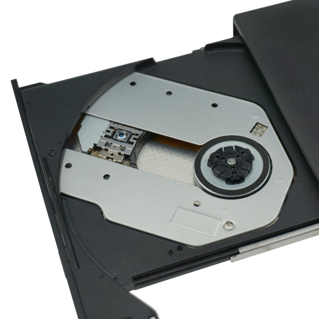 Nagrywarka DVD CD LightScribe Zewnętrzna USB Laptop PC Napęd Optyczny Odtwarzacz Płyt Nagrywarka