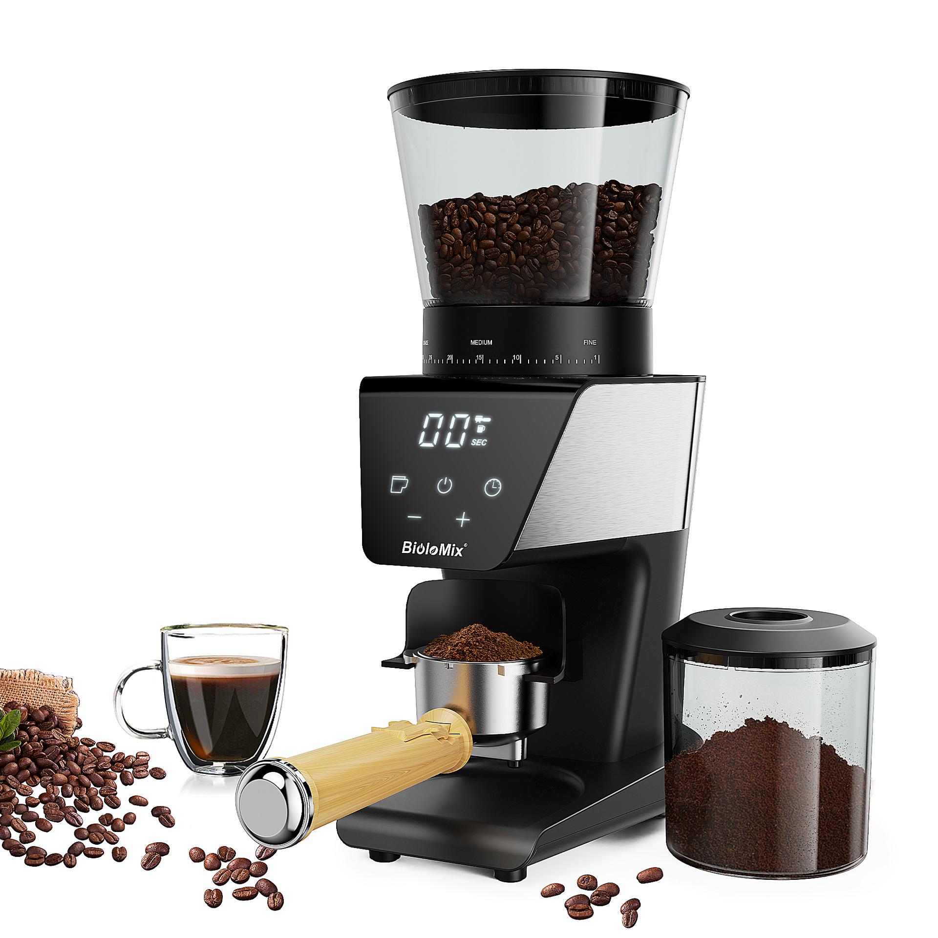 BioloMix Electric Conical Burr Coffee Grinder