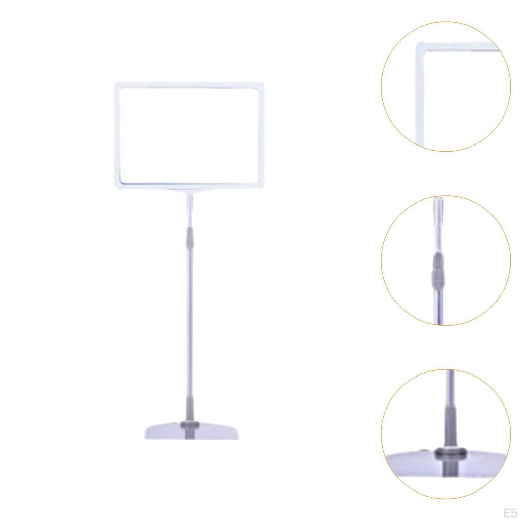 Justerbart skiltstativ gulvstativ Notat Gjenbrukbart, Butikkmerke, Allsidig ramme
