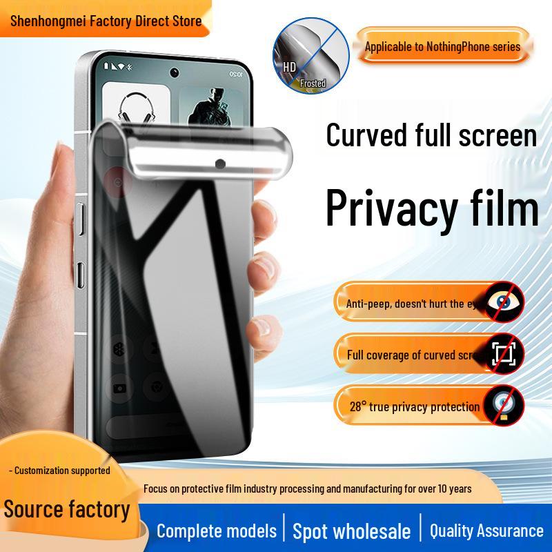 Applicable CMF Phone2Pro/3 HD Matte Anti-Fingerprint Privacy Screen Protector