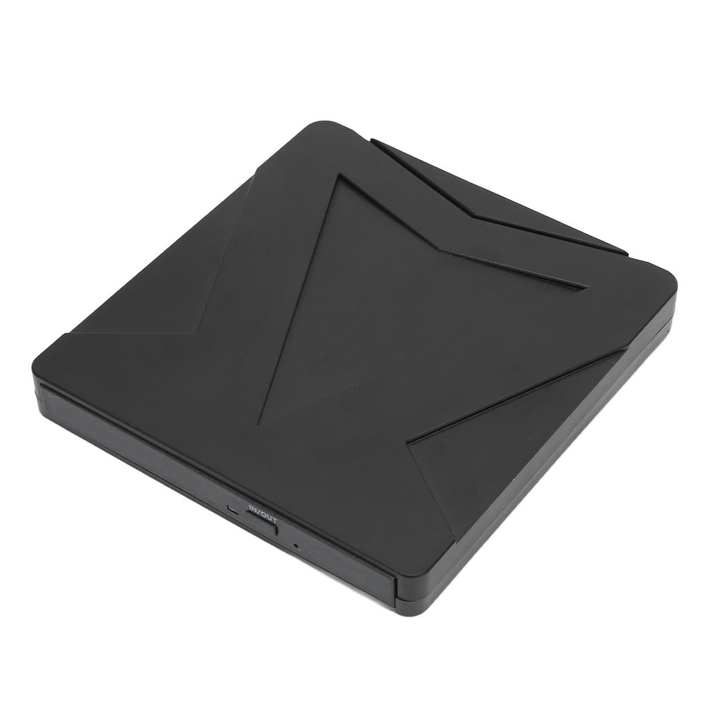 External DVD Drive 5Gbps USB3.0 Type C Dual Interface Slim Portable Multifunction CD DVD Burner for