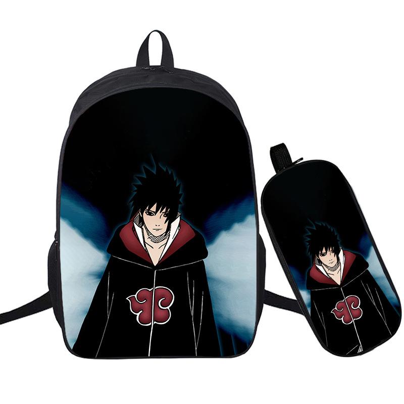 Riman 3D Digital Printing Backpack Two-piece Set Full-color Backpack Student Schoolbag