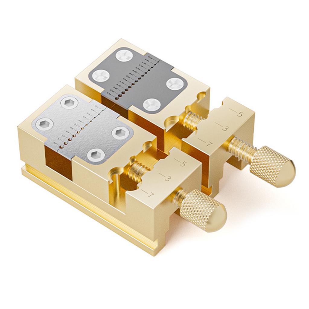 Přesné hodinářské svěráky Protiskluzové Stabilní Upínací nástroj Kleštiny Měděný Závit Nastavení Držák hlavy hodinek Oprava
