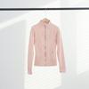 Giacca Sportiva da Donna Slim Fit con Zip Dorata - Collo Alto, Manica Lunga, Alta Elasticità, Abbigliamento Fitness Yoga