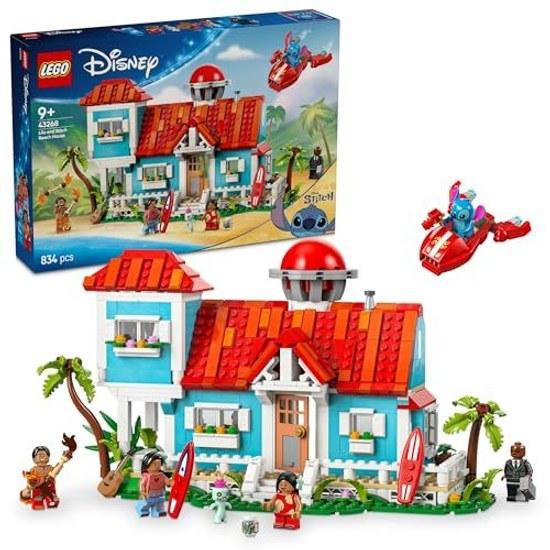 LEGO Disney Lilo Stitch Beach House toy block children 9 years old 10 11 elementary school goods pretend play playhouse 43268