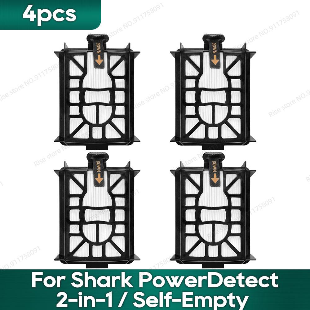 Compatible for Shark PowerDetect 2-in-1 (RV2820YE, RV2820ZE) / Self-Empty (RV2820AE) Accessories Main Brush Filter Mop Pad