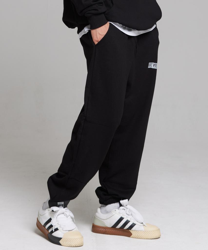 CREAM SODA LAB Lab Nno1 Logo Training Jogger Pants Black