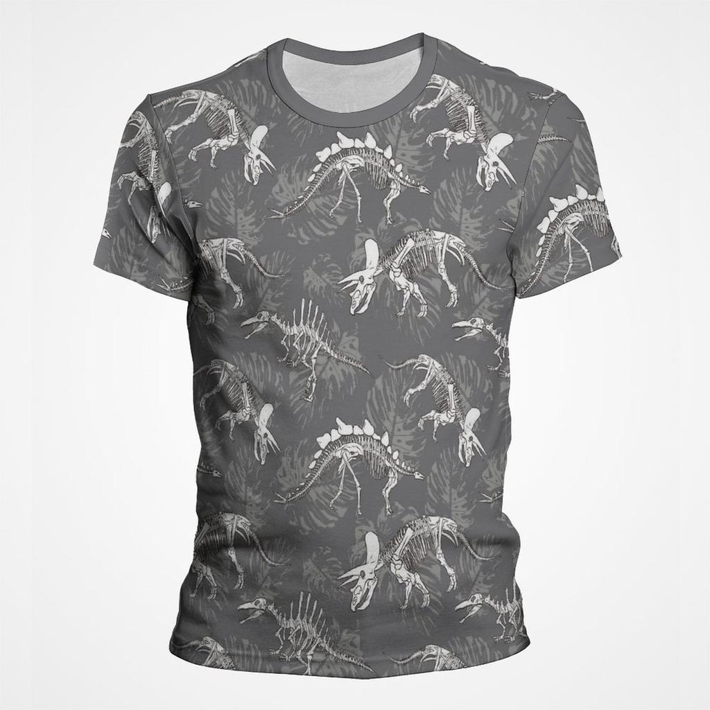 Summer Cartoon Graffiti Dinosaur Oversized T Shirt Men Women Short Sleeve O Neck Streetwear Tee Tops Men Designer Tshirt Clothes