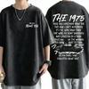 Gewaschenes Vintage The about You Grafik-T-Shirt Lustig sein in einer Fremdsprache T-Shirts Herren Retro Alternative Rock T-Shirts
