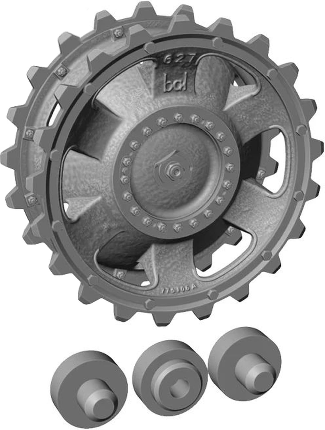 

Rad Miniatures WW2 Немецкий III Тип 1 Ранняя Модель Сделано No Hub Cover Пластиковые Детали Модели RDM35S41 1/35 Штурмовое орудие Alket, (Для