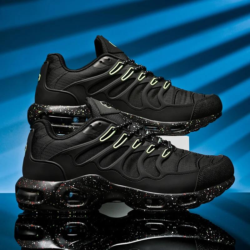 

Модные мужские кроссовки для бега с воздушной подушкой, дизайнерская роскошная обувь, мужские фитнес-кроссовки для бега, баскетбольные нескользящие мужские теннисные туфли 46