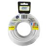 carrete manguera tubular 2x0,75mm blanca 25m