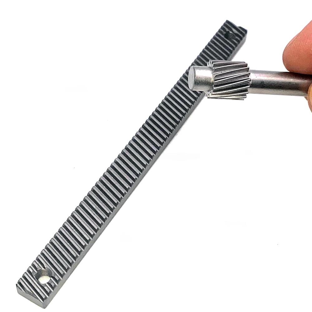 Precision Adjustment Gear Rack 0.5M 17T 100MM Rack Sliding Platform Steel Gear Lifting Table