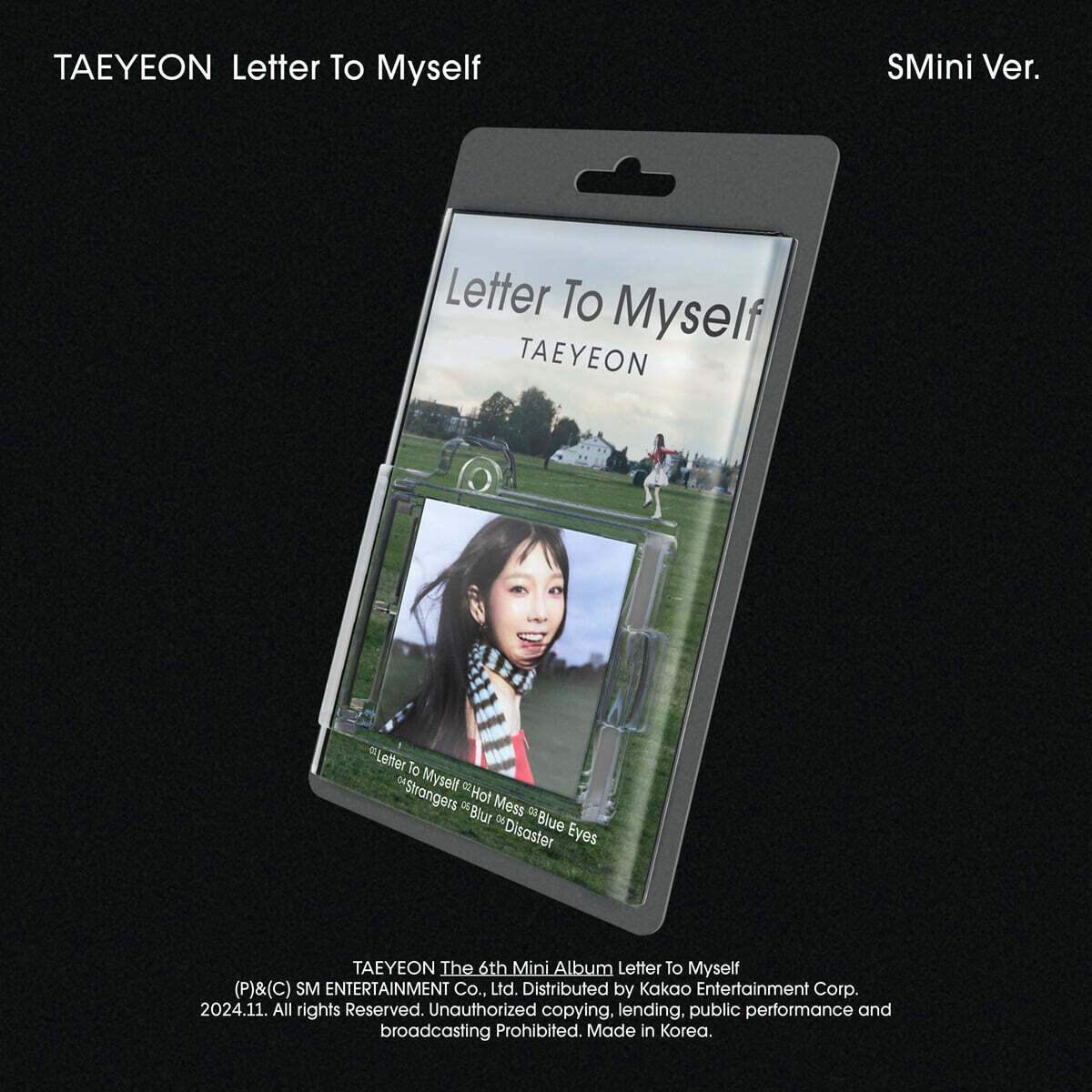 

TAEYEON - 6th Mini Album: Letter To Myself [SMini Ver.] (Smart Album)