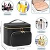 Stylish New Large Women's Cosmetic Organizer Bag Waterproof PU Makeup Bag Outdoor Travel Cosmetic Bag