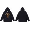 Mens Oversized Hooded Sweatshirt With Ape Head Print Heavyweight Cotton Long Sleeve Pullover Daily Wear