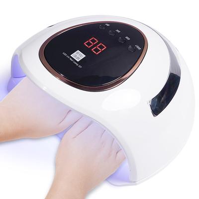 168 W UV LED Lamba Çivi Kurutma Makinesi Iki El Buz LED UV Manikür Jel Tırnak Lambası Kurutma Lambası Jel Vernik